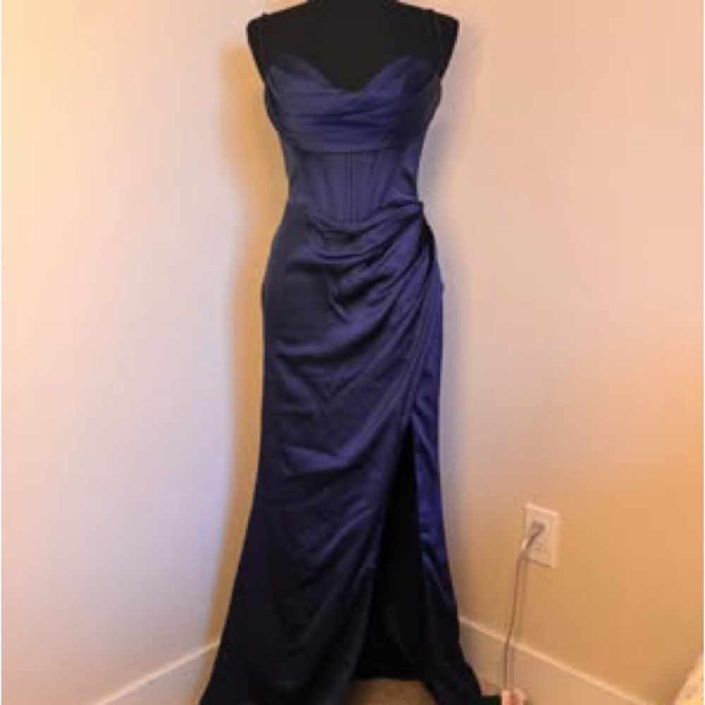Sweetheart Satin Corset Dress